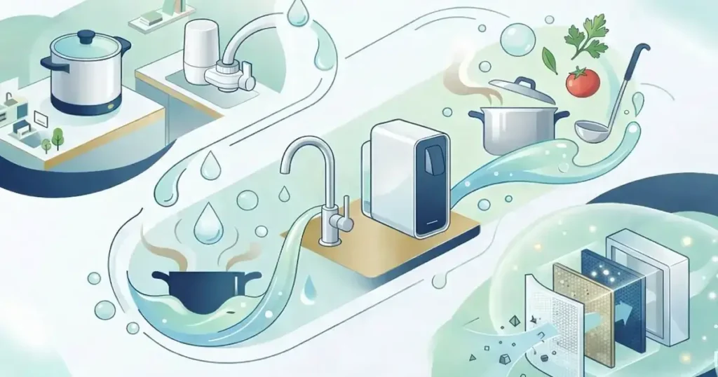 生活シーン別おすすめ浄水器の選び方のイメージ画像