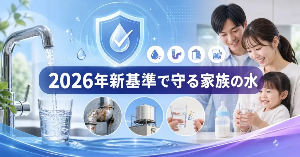 水道水はそのまま飲める?2026年最新基準と家庭でできる安全チェック